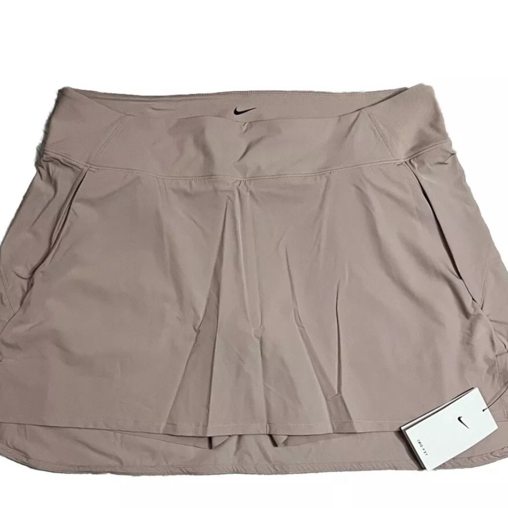 NWT Nike Dri-FIT Women’s Tan Skort Size XL Bike Short-Lined N-9